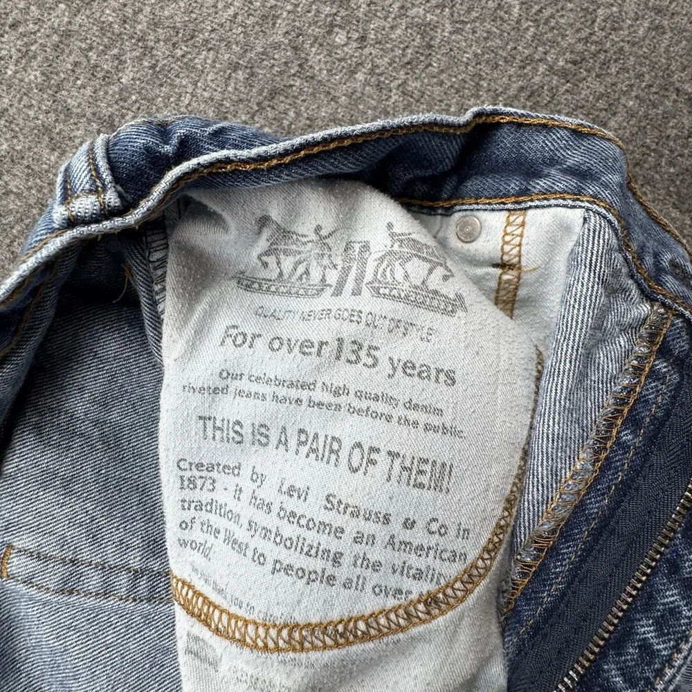 Levi's 517 Boot Cut Jeans‎ Medium Wash Men's Sz 36x30 Cowboy Workwear Whiskered